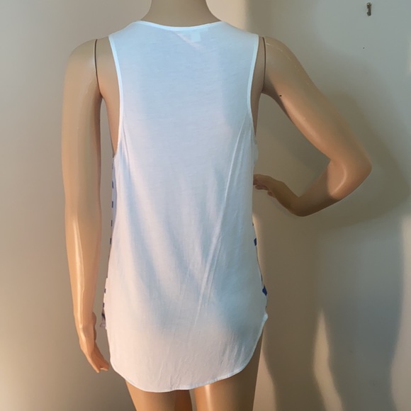 Caslon from Nordstroms blue and white tank top - Picture 2 of 3